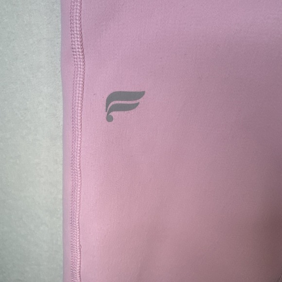 Fabletics PowerHold Pink Leggings Small High Rise Athletic Yoga Gym - Picture 7 of 8